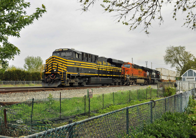 Обои картинки фото техника, поезда, железная, состав, локомотив, рельсы, дорога