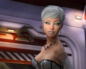 Картинка 3д+графика люди+ people фон взгляд девушка