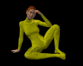 Картинка 3д+графика люди+ people улыбка девушка фон взгляд