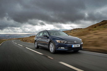 обоя автомобили, volkswagen, passat, estate, bluemotion, b8, 2015г