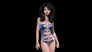 Картинка 3д+графика люди+ people фон взгляд девушка