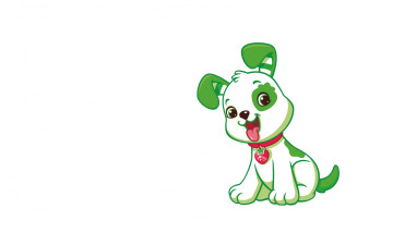 Картинка векторная+графика животные+ animals щенок