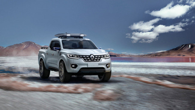 Обои картинки фото renault alaskan concept 2015, автомобили, renault, alaskan, concept, 2015, джип, внедорожние
