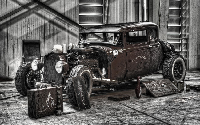 Обои картинки фото автомобили, custom classic car, ratrod