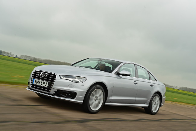 Обои картинки фото автомобили, audi, a6, tdi, sedan, uk-spec, 4g-c7, 2015г