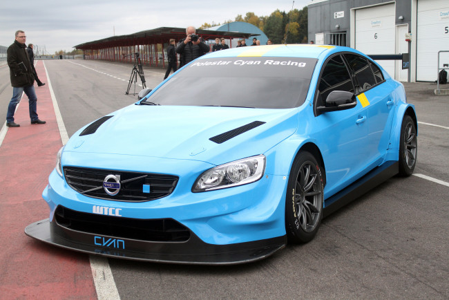 Обои картинки фото автомобили, volvo, s60, polestar, tc1, wtcc, prototype, 2015г
