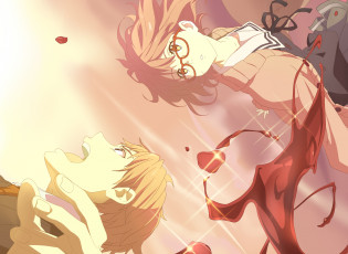 Картинка аниме kyoukai+no+kanata двое