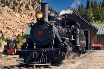 Картинка техника паровозы локомотив состав