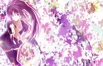 Картинка аниме bakemonogatari фон взгляд девушка