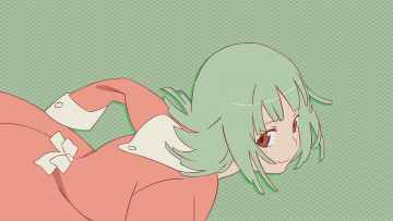 Картинка аниме bakemonogatari фон взгляд девушка