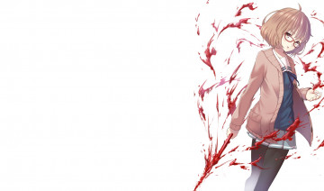 Картинка аниме kyoukai+no+kanata мирай