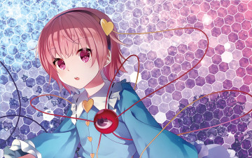 Картинка аниме touhou фон взгляд девушка