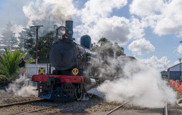 Картинка техника паровозы локомотив состав