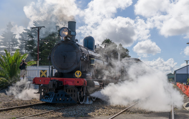 Обои картинки фото техника, паровозы, локомотив, состав