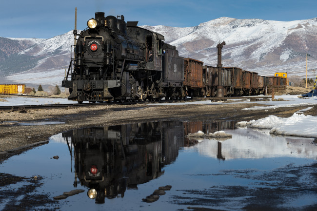 Обои картинки фото техника, паровозы, локомотив, состав