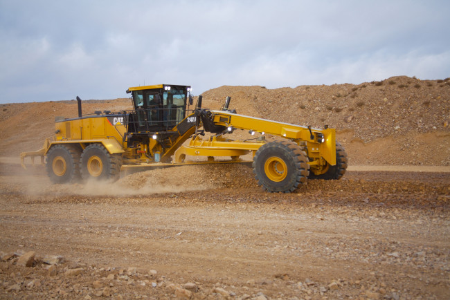 Обои картинки фото техника, грейдеры, caterpillar