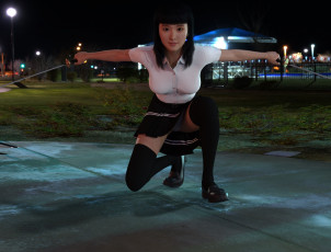 Картинка 3д+графика фантазия+ fantasy девушка фон взгляд