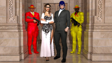 Картинка 3д+графика фантазия+ fantasy девушка взгляд фон