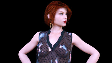 Картинка 3д+графика люди+ people фон взгляд девушка