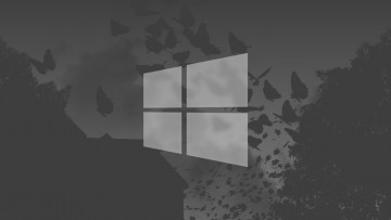 Картинка компьютеры windows++10 логотип фон