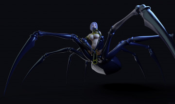 обоя 3д графика, существа , creatures, фон, взгляд, девушка