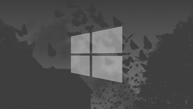 Обои картинки фото компьютеры, windows  10, логотип, фон