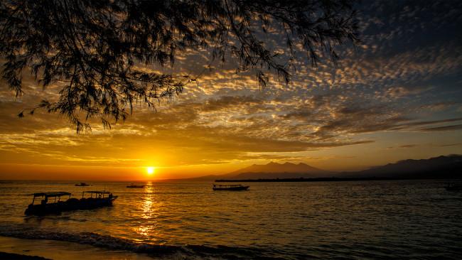 Обои картинки фото природа, восходы, закаты, простор