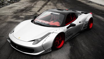 Картинка автомобили ferrari 458 spider