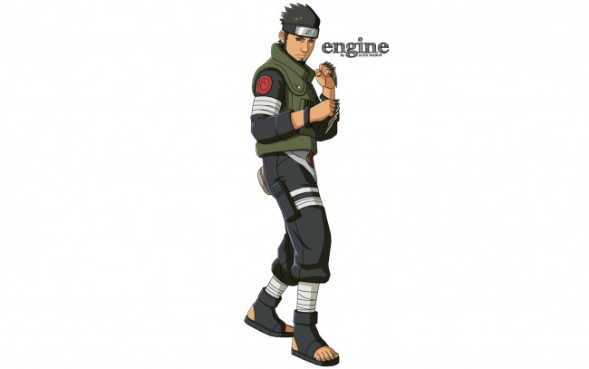 Обои картинки фото аниме, naruto, асума, шиноби