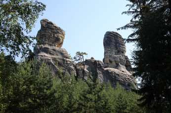 Картинка заповедник+чешский+рай природа горы заповедник чешский рай