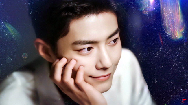 Обои картинки фото мужчины, xiao zhan, актер, лицо, улыбка