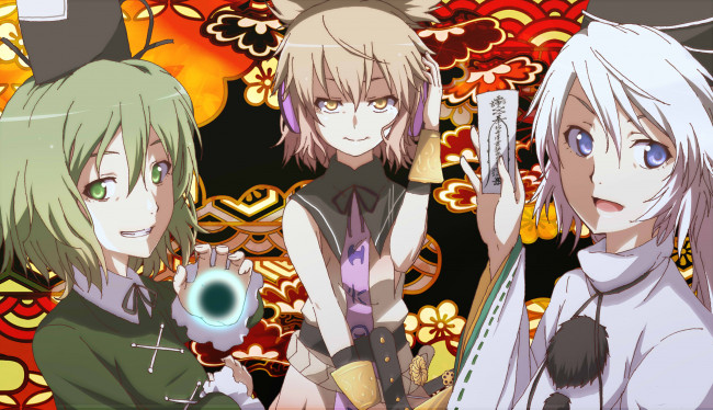 Обои картинки фото аниме, touhou, тоухоу