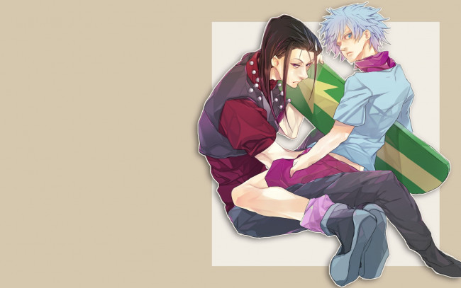 Обои картинки фото аниме, hunter x hunter, охотник, х