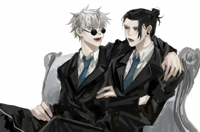 Обои картинки фото аниме, jujutsu kaisen, магическая, битва