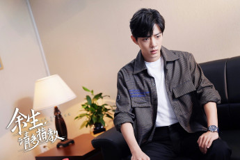 обоя кино фильмы, the oath of love, гу, вэй, рубашка, диван, торшер