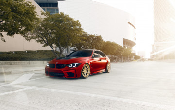 Картинка автомобили bmw city red f80 m3