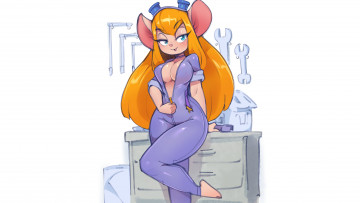 Картинка рисованное кино +мультфильмы гаечка чип и дейл спешат на помощь