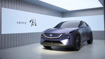 обоя mazda arata 2024, автомобили, mazda, arata, электрический, внедорожник, автосалон, auto, china, 2024, пекин