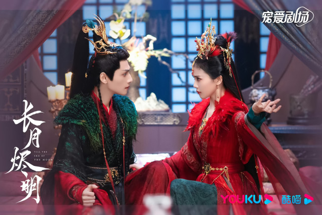 Обои картинки фото кино фильмы, till the end of the moon, светлый, пепел, луны, тань, тай, цзинь, минъе, бог, войны, владыка, демонов, е, сеу, ли, сусу