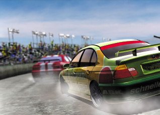 обоя видео игры, world touring cars, машины, гонка, трасса, люди, зрители