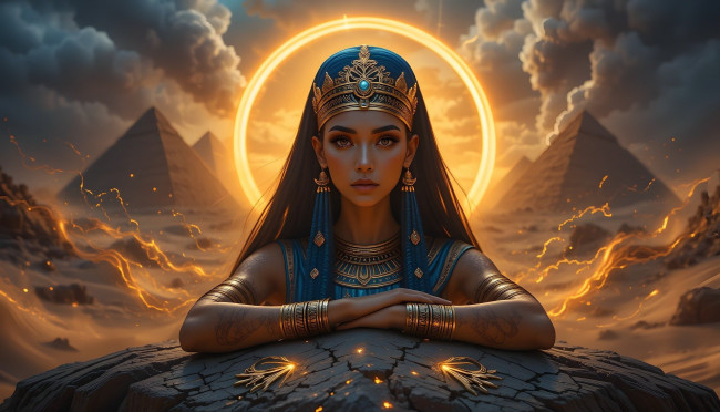 Обои картинки фото 3д графика, люди , people, египтянка