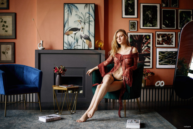 Обои картинки фото девушки, - блондинки,  светловолосые, девушка, позирует, максим, чуприн