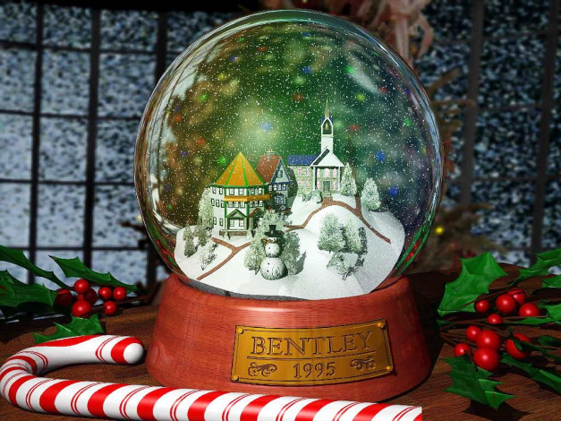 Обои картинки фото праздничные, 3д, графика, новый, год