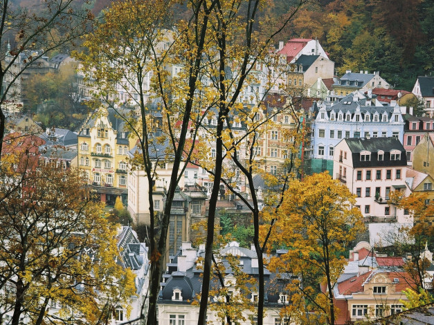 Обои картинки фото карловы, вары, города, панорамы