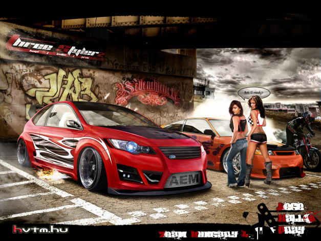 Обои картинки фото автомобили, авто, девушками