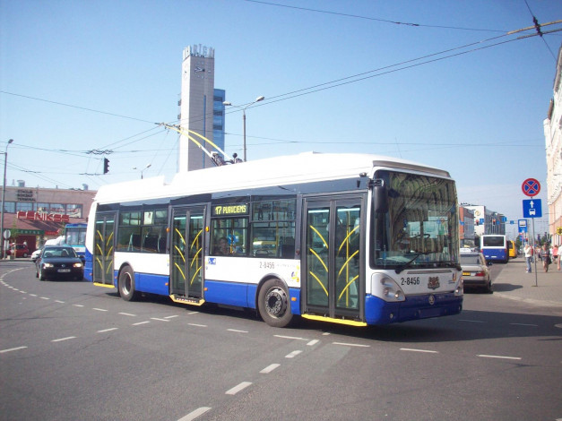 Обои картинки фото рижский, троллейбус, техника, троллейбусы