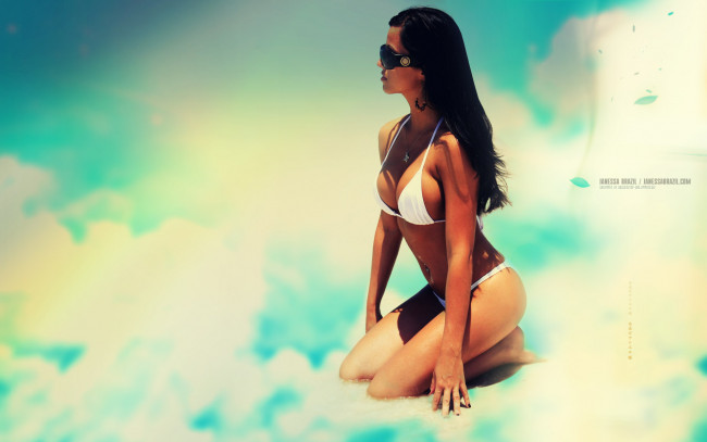 Обои картинки фото Janessa Brazil, девушки