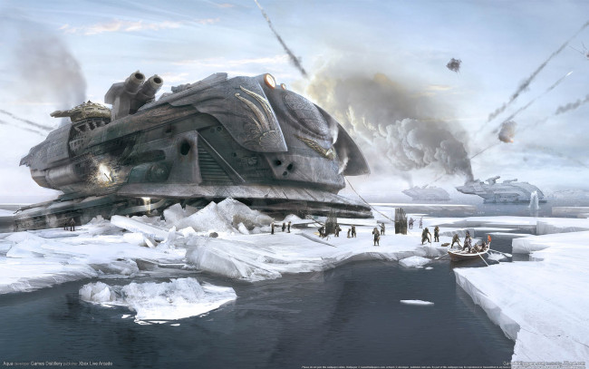 Обои картинки фото aqua, видео, игры, naval, warfare