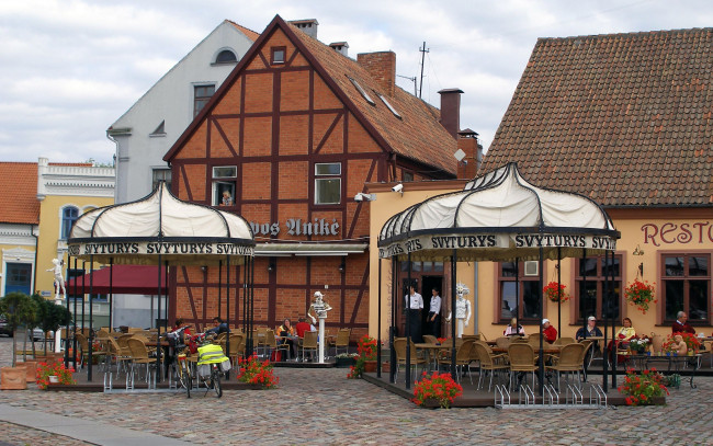 Обои картинки фото клайпеда, литва, города, улицы, площади, набережные