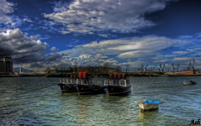 Обои картинки фото корабли, разные, вместе